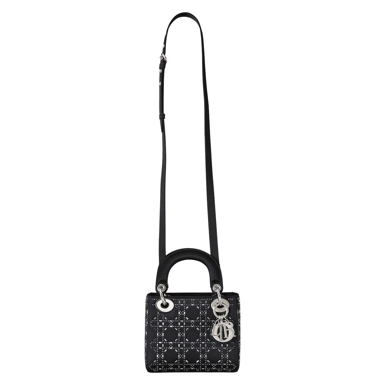 CHRISTIAN DIOR(USED)크리스찬디올 레이디디올 새틴 미니 백
